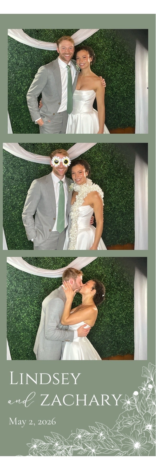 Weddings photo booth event